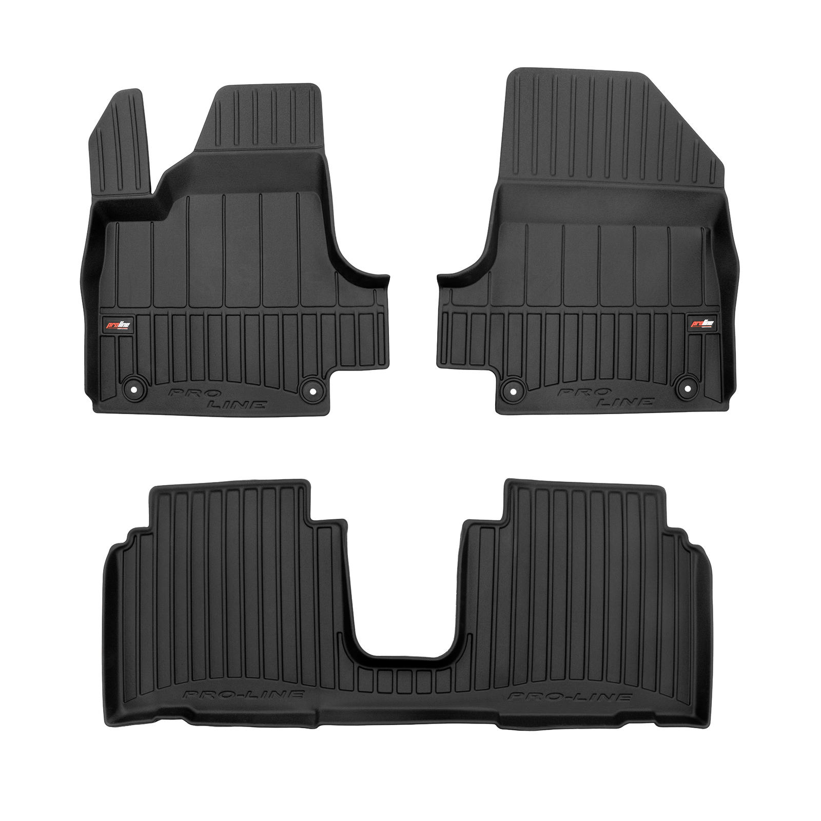 Tapis TPE Frogum Pro-Line pour Hyundai Ioniq 5, le confort haut de gamme en noir sur mesure