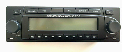 Becker Indianapolis Pro BE 7953 Control Panel Complete, Display Green