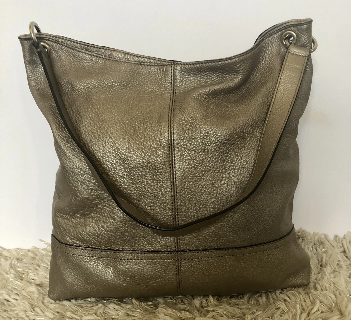 Banana republic leather hobo bag sale