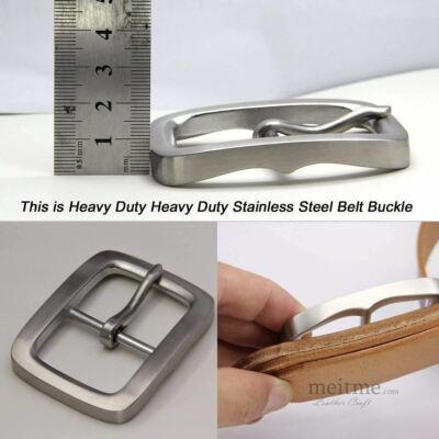 Pin Buckle In Stainless Steel. Buckle For Belts - Foto 4