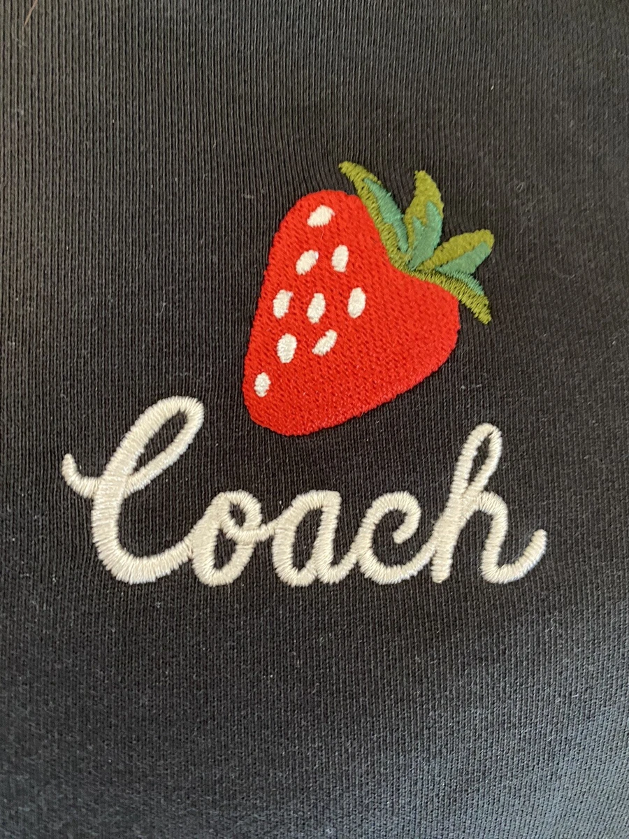 Coach Oversized Signature Strawberry Hoodie