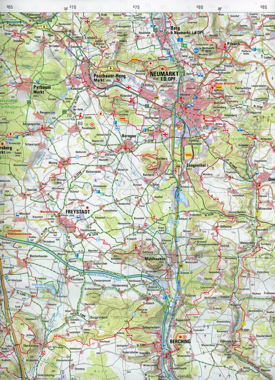 Thumbnail - Altmühltal 1:100 000 Ingolstadt, Eichstätt, Kelheim, Neumarkt I.d.