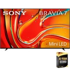 Sony BRAVIA 7 75 Inch 4K HDR QLED Mini LED TV 2024 +4 Year CPS Protection PacK
