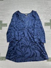 J.Crew Dress Womens Small Blue Floral Blouson 