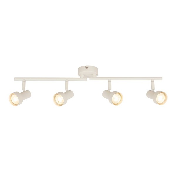 Deckenstrahler Deckenleuchte 4 Flammig Deckenlampe Schwenkbar Flur KüChe Weiß-image