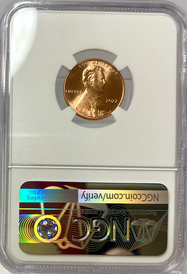 2022 P Lincoln Cent PCGS MS67RD First Releases Lincoln Label Penny Gold  Shield - Image 2 of 4
