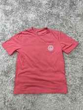 Vineyard Vines Shirt Youth Medium Coral Pocket Every Day Should Feel Good Boat