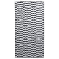 Teppich Terrasse Camping Outdoor DraußEn Vorzelt Weiß Und Schwarz 190X290 Cm Kun