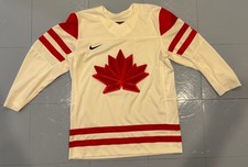 Nike Team Canada 2022 Olympics Replica Hockey Jersey White Size L