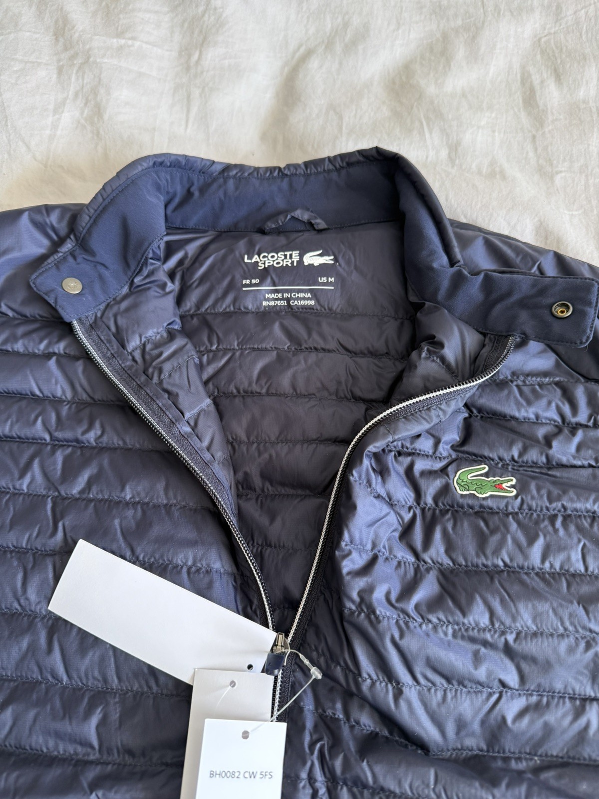 NEW Lacoste Sport Lightweight Golf Vest Size M  thumbnail 7