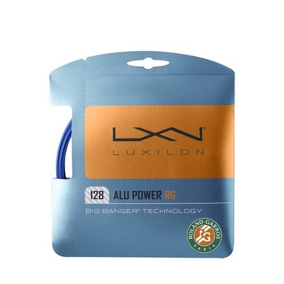 Luxilon Roland-Garros ALU Power 128 Tennis Strings - Blue (Set)