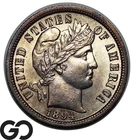 1894 Barber Dime, Frosty Lustrous Gem BU++ Tougher Date, Sharp