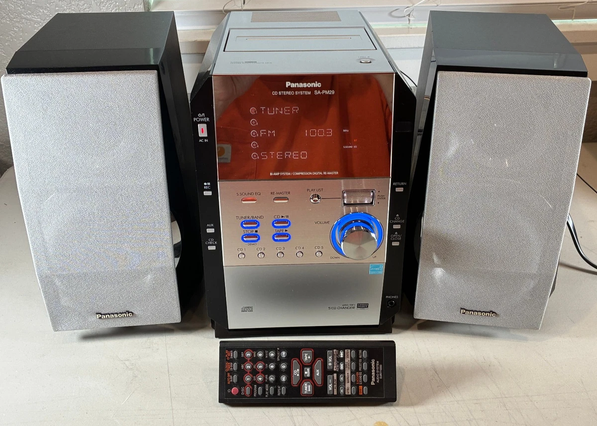 Panasonic 5-9 CD Changer Capacity Home Audio CD Players