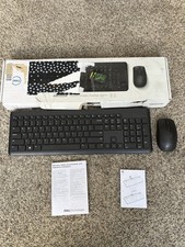Dell KM3322W Wireless Plug  Play Keyboard and Mouse Bundle Black QWERTY English