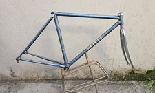 Monti corsa acciaio Campagnolo anni 70-80.Telaio corsa epoca vintage 48x52.