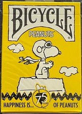 Bicycle Peanuts Snoopy 75th Anniversary cards...