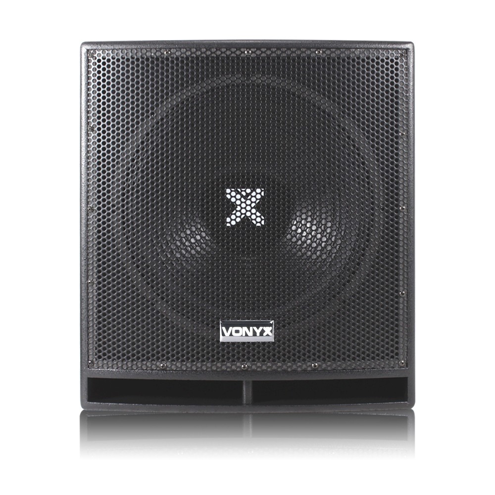 Vonyx SWP15 Pro 15-Inch Active Subwoofer 800W DJ Bass Speaker for PA Systems