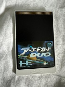 PC Engine Arcade Card Duo Super CD ROM PCE-AC1 HE System Hu Card -  US Seller!