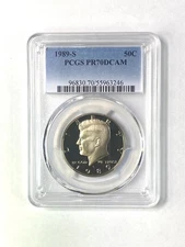 1989 S 50C Kennedy Half Dollar PROOF PCGS PR70DCAM
