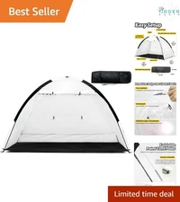 Portable Spray Paint Tent Waterproof Floor Mesh Screen Rear Vent Furniture DIY