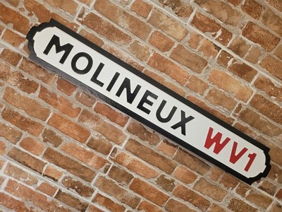 Molineux Indoor Wolverhampton Straßenschild