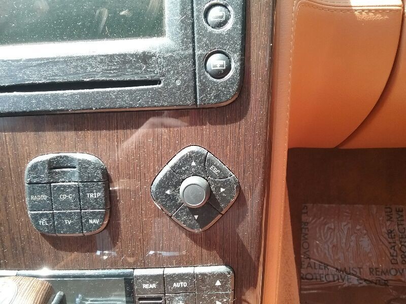 2008 MASERATI QUATTROPORTE CENTER DASHBOARD WOOD TRIM