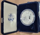 2001-W US Mint American Eagle Silver Proof $1 One Ounce Coin OGP & COA Beautiful