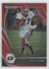 2021 Panini Prizm Draft Picks Red Prizm 274/299 Nick Chubb #90 2qw