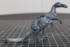 Vintage Marx Trachodon Dinosaur Figure-Dark Grey Marbled.