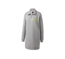 Crivit by Jette Sport Damen Sweatkleid Grau Größe M Kleid mit Stehklragen