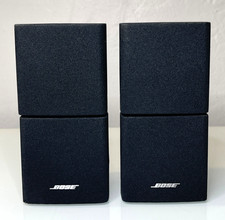 Set Of 2 Black Bose Double Cube Swivel Speakers Lifestyle Acoustimass