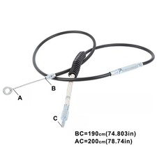 74.75" Clutch Cable Fit For Harley Electra Road Street Glide Road King 2008-2013