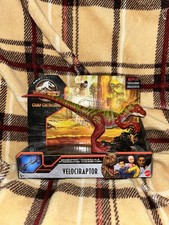 Jurassic World Camp Cretaceous Savage Strike Velociraptor RED Brand New RARE