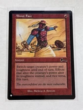 About Face The List Reprints