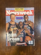 Newsweek Magazine USA OLYMPIC DREAM TEAM Michael Jordan Magic July 6 1992 VGC