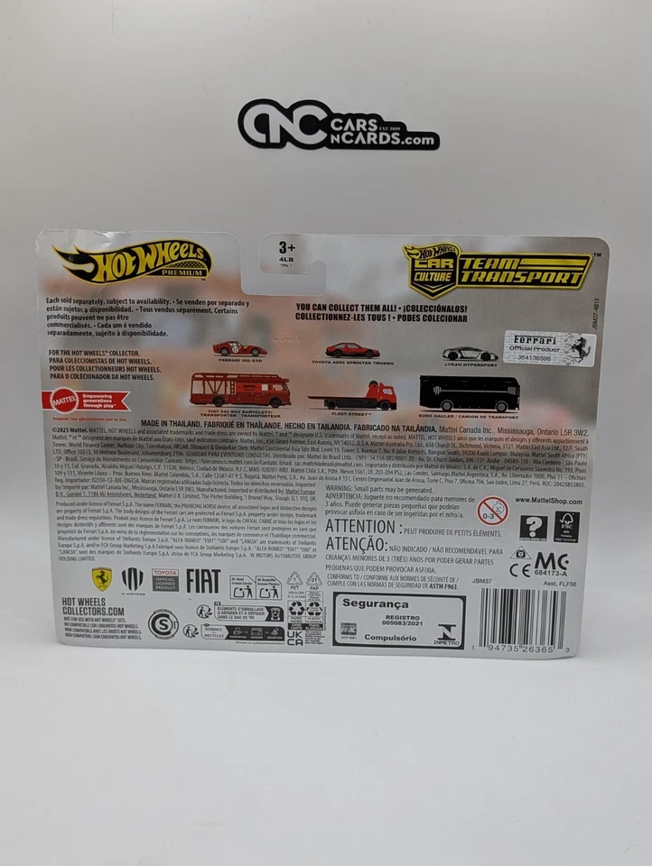 2025 Hot Wheels Premium Car Culture Team Transport #83 Ferrari 250 GTO (DAMAGED) Foto 2 de 2