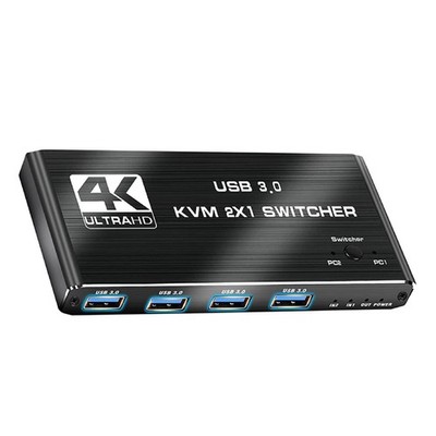 4K/60Hz  2 in 1 Out  HDMI 2.0 KVM USB Switch USB 3.0 KVM Switcher For Mouse S