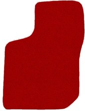 Fußmatte FAHRER, Teppich für Opel Tigra 2t coupe 1994-2000, Rot x14 Rand