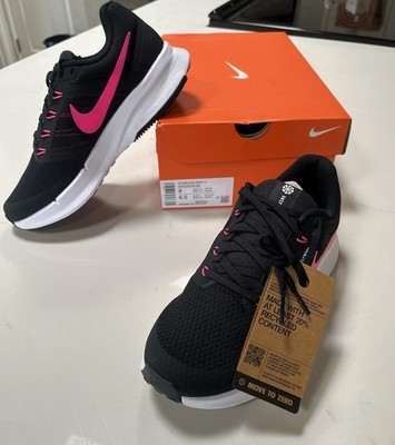 Nike Run Swift 3 Women s Running Shoes Black Pink White Mesh Lace-Up
