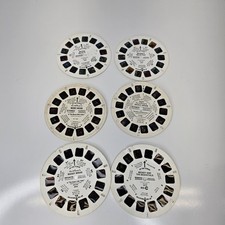 Vintage View-Master Mickey Mouse Mixed Reel Lot Of 6 World Tour, Brave Little
