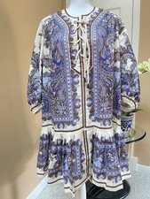 Zimmermann Ottie Eyelet Mini Dress sz 3/L NEW $825