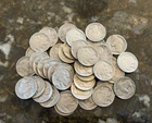 Buffalo Nickels Full Date 5 Cent US Coins One Roll of 1936’s Lot 2.