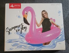Flotador de piscina inflable gigante para flamencos - 45" - Nuevo en caja tubo flotador