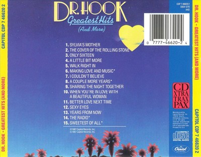 DR. HOOK - GREATEST HITS (AND MORE) NEW CD