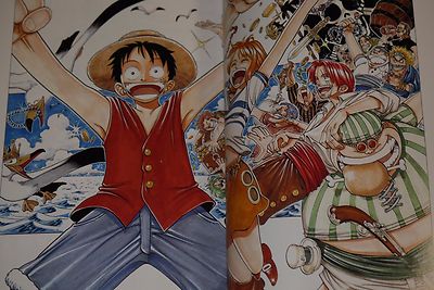 One Piece Grand Characters Red Eiichiro Oda Japanese Guide Book