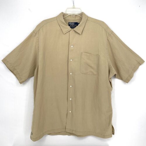 Polo Ralph Lauren Caldwell Button Up Silk Linen T… - image 1