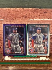 Miguel Amaya / 2024 Topps Series 1 / Purple Foil #'d 215/799 + Base #319