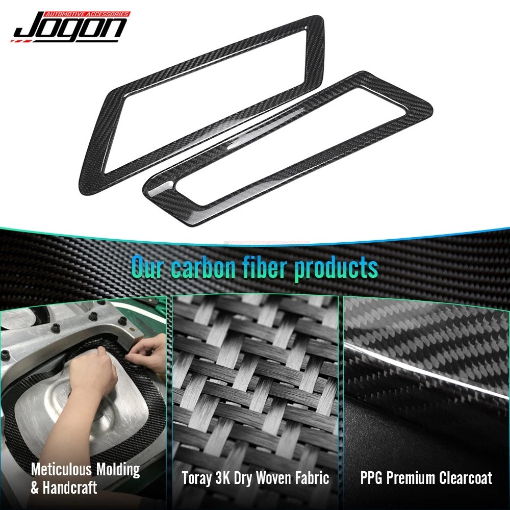 For Benz W463 G350 G500 G63 AMG 2004-18 Side Fender Air Vent Outlet Trim Carbon - 第 4 张/共 16 张