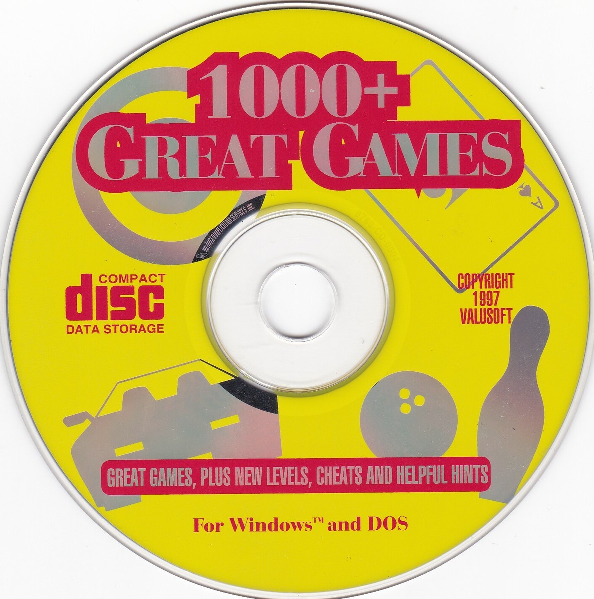 Vintage 1000+ Great Games for Windows and DOS (1997, Valusoft
