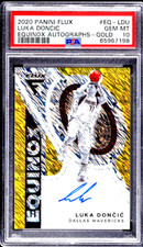 2020 PANINI FLUX EQUINOX GOLD LUKA DONCIC AUTO /10 #EQ-LDU PSA 10 GEM MINT